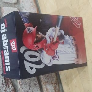 CJ Abrams Bobblehead Washington Nationals New In Box